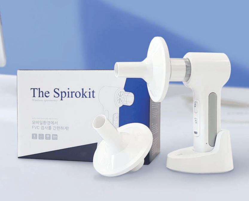AI 기반 차세대 진단 폐활량계 The Spirokit 폐 기능 검사 장비